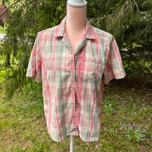 Spring Colors Short Sleeve Button up